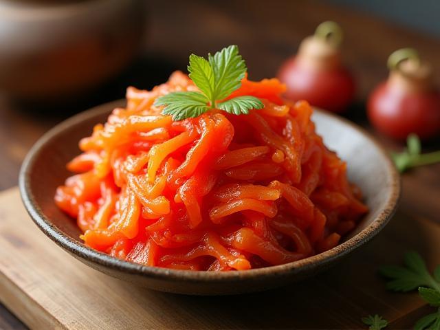 신선한 배추김치 제품 사진